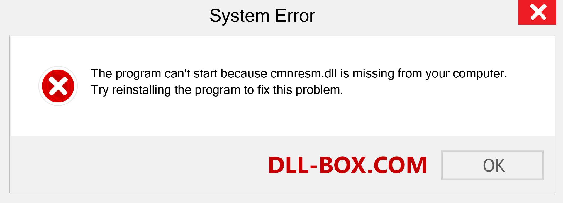  cmnresm.dll file is missing?. Download for Windows 7, 8, 10 - Fix  cmnresm dll Missing Error on Windows, photos, images
